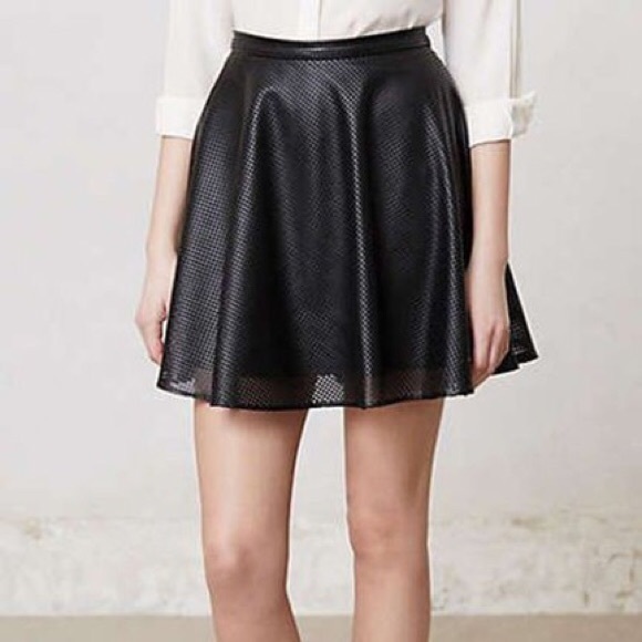 Anthropologie Dresses & Skirts - Anthropologie Eva Franco Laser Cut Faux Leather